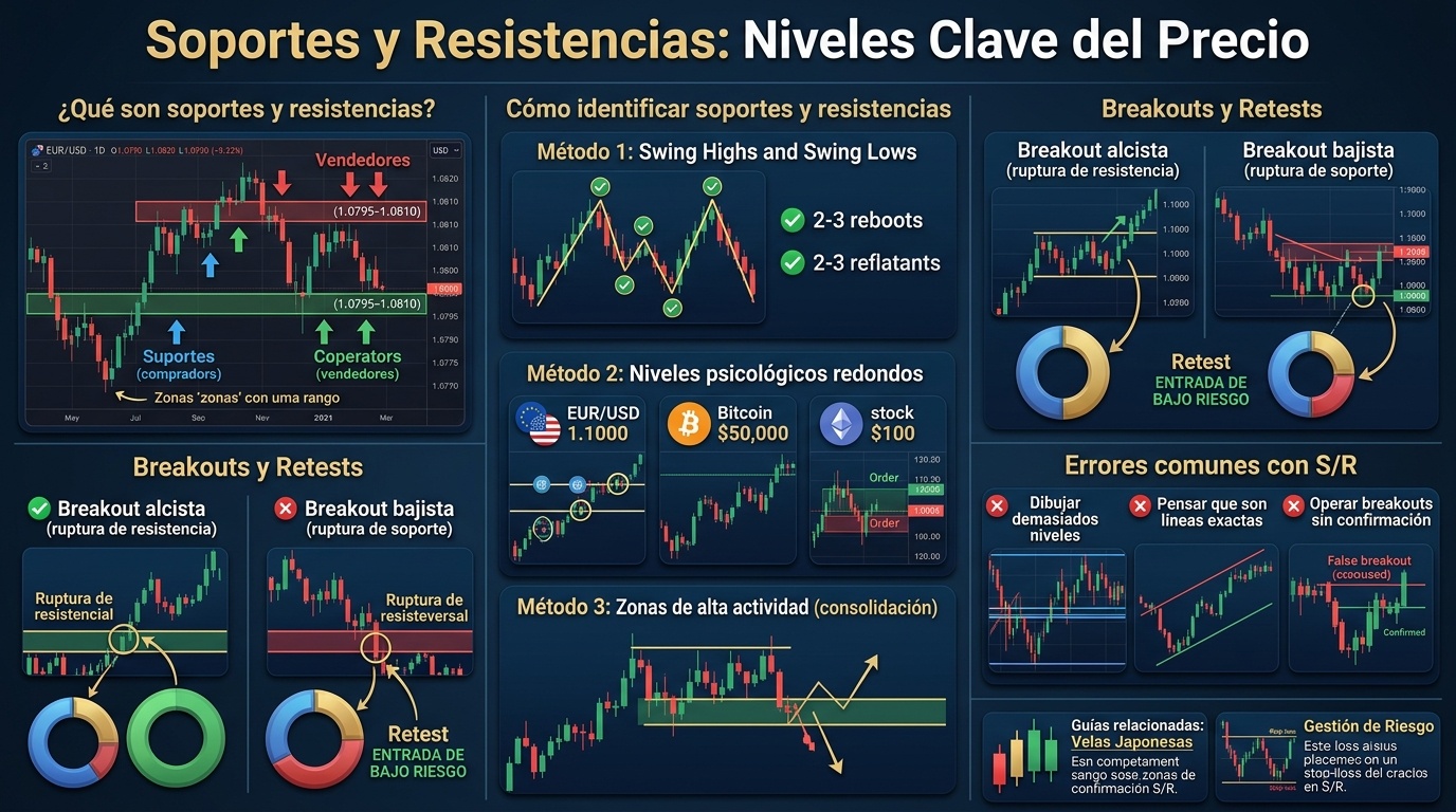 Soportes y Resistencias en Trading